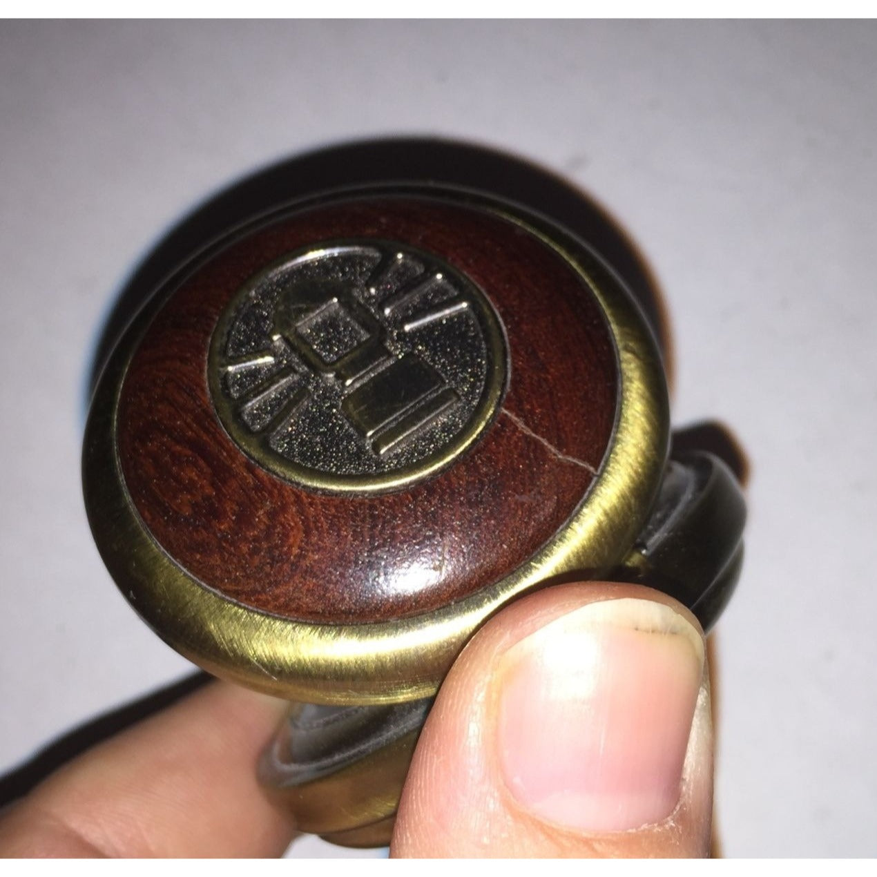 Coleman Wood & Metal Quartz Pocket Watch