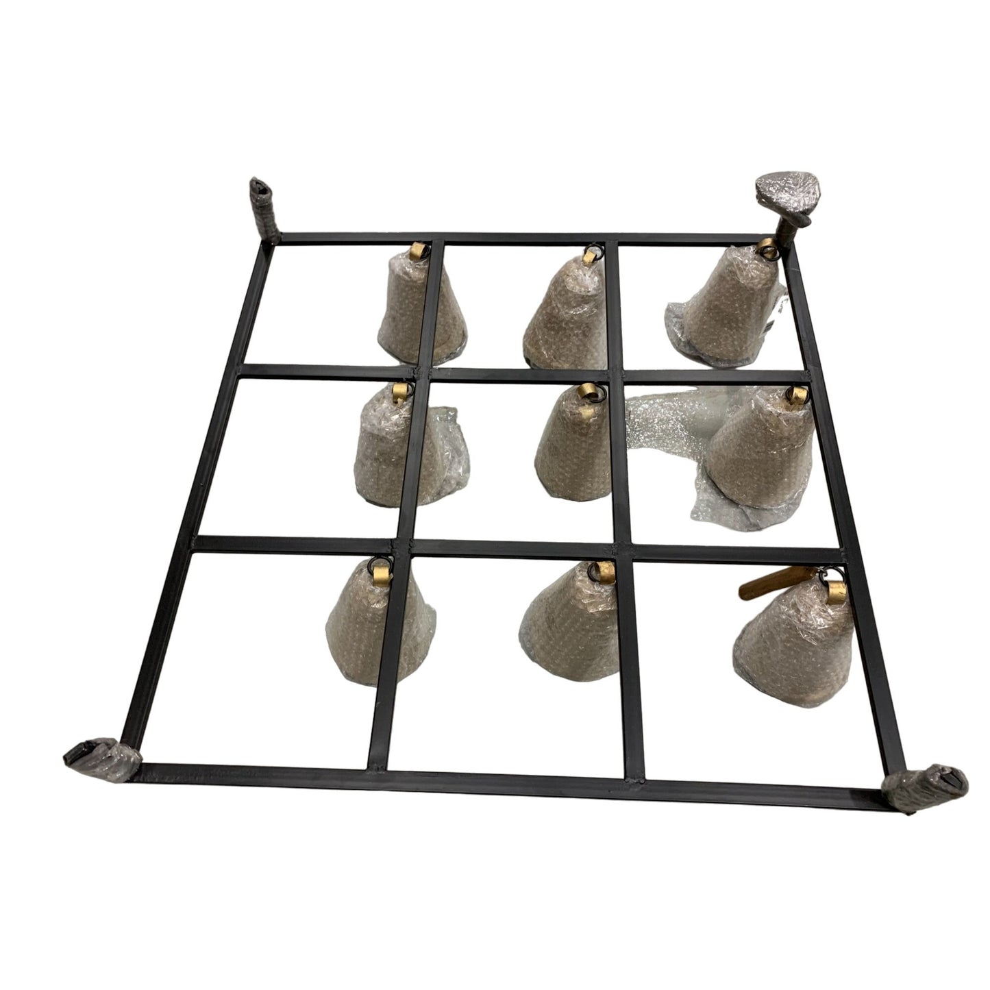 Simply Resonating - Light Bronze Large Bell Wall Decor (32"x32"x5")