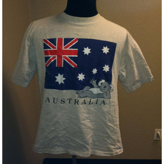 Richard Galbraith Art- Australian Flag Tee Shirt Size XL Women's