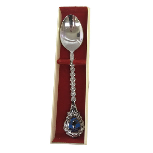 Vintage Collectible Sea World Whale Souvenir Spoon with Box