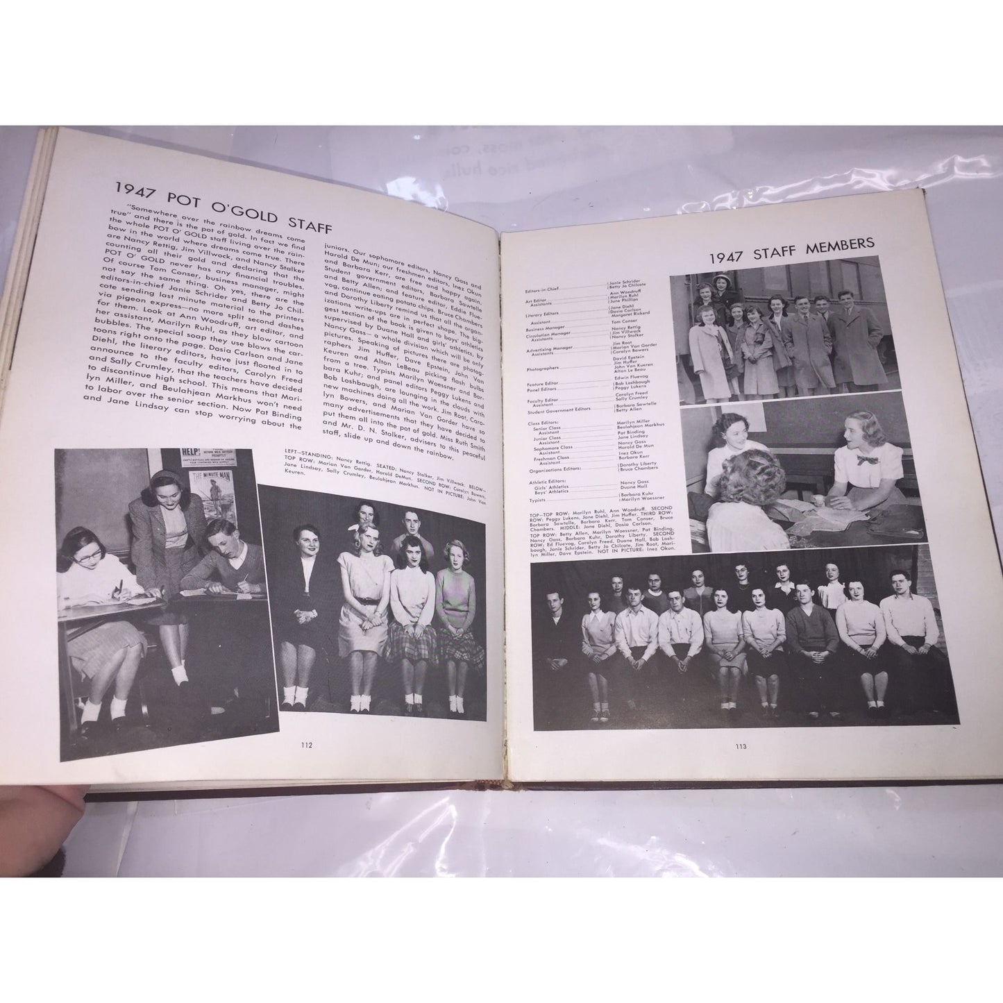 Vintage 1947 Toledo Ohio Devilbis High School Year Book