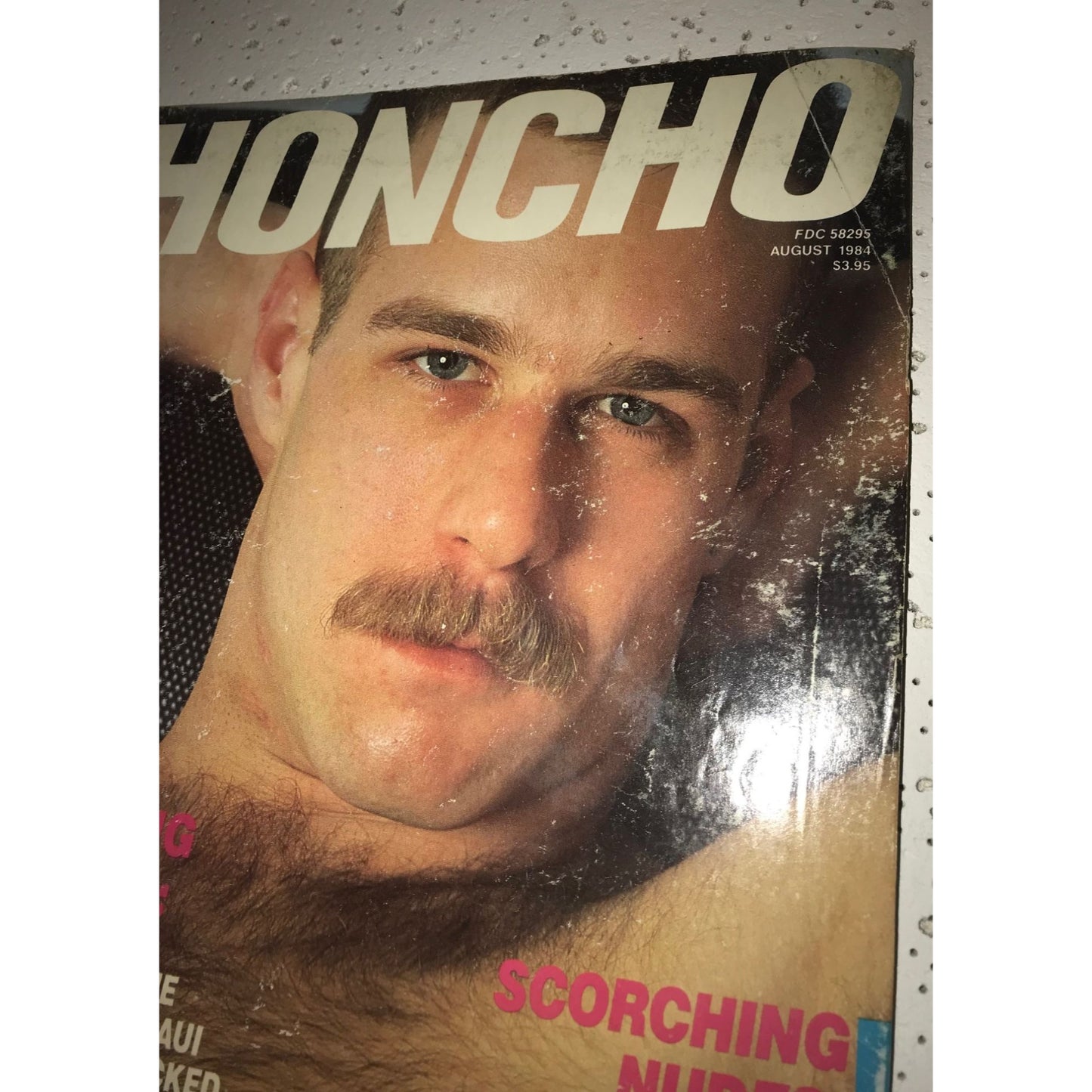 HONCHO Aug. 1984 Sizzling Fiction Vintage Gay Magazine