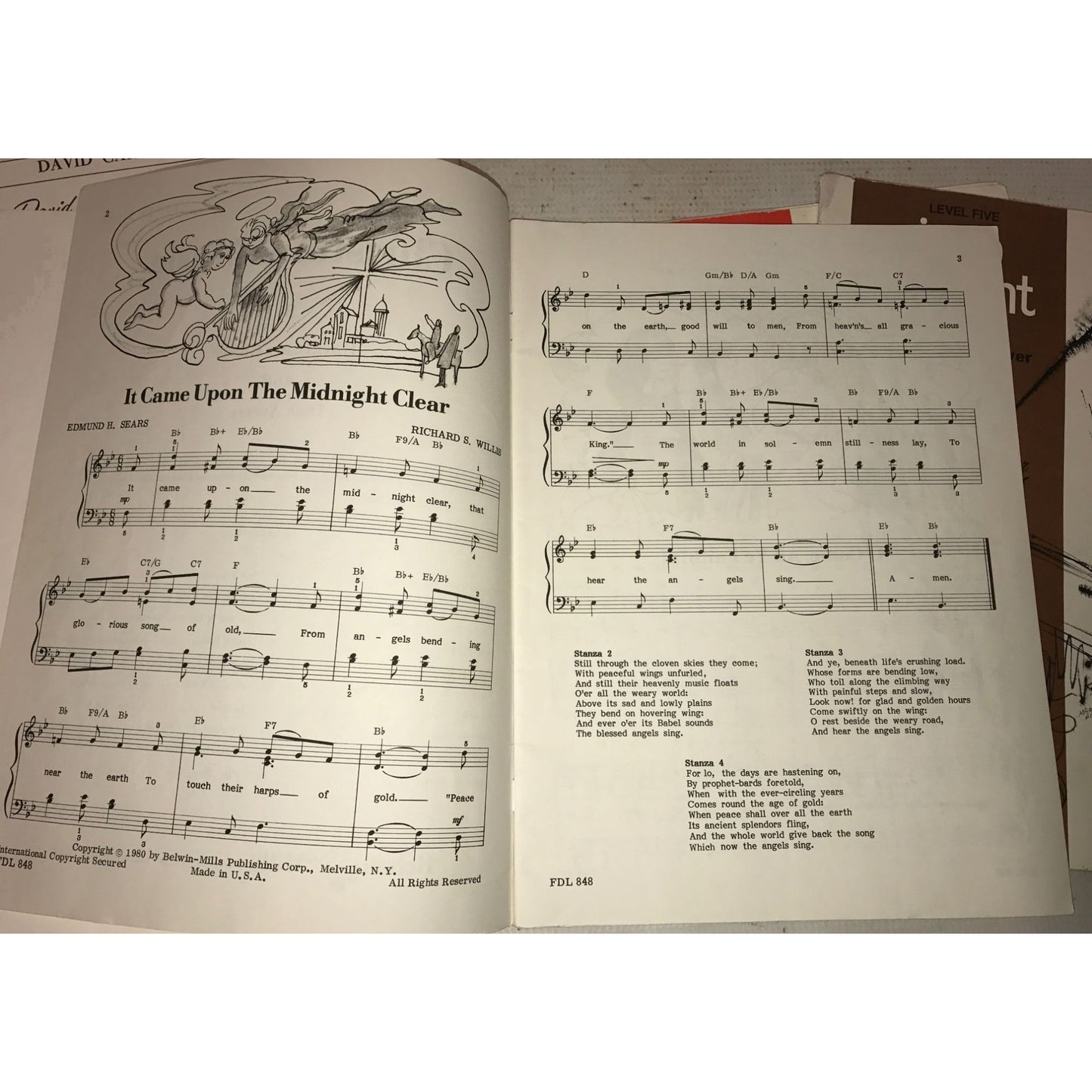 Vintage Piano Sheet Music (Primer Level, Level 3-4) Christmas Music/Piano Student