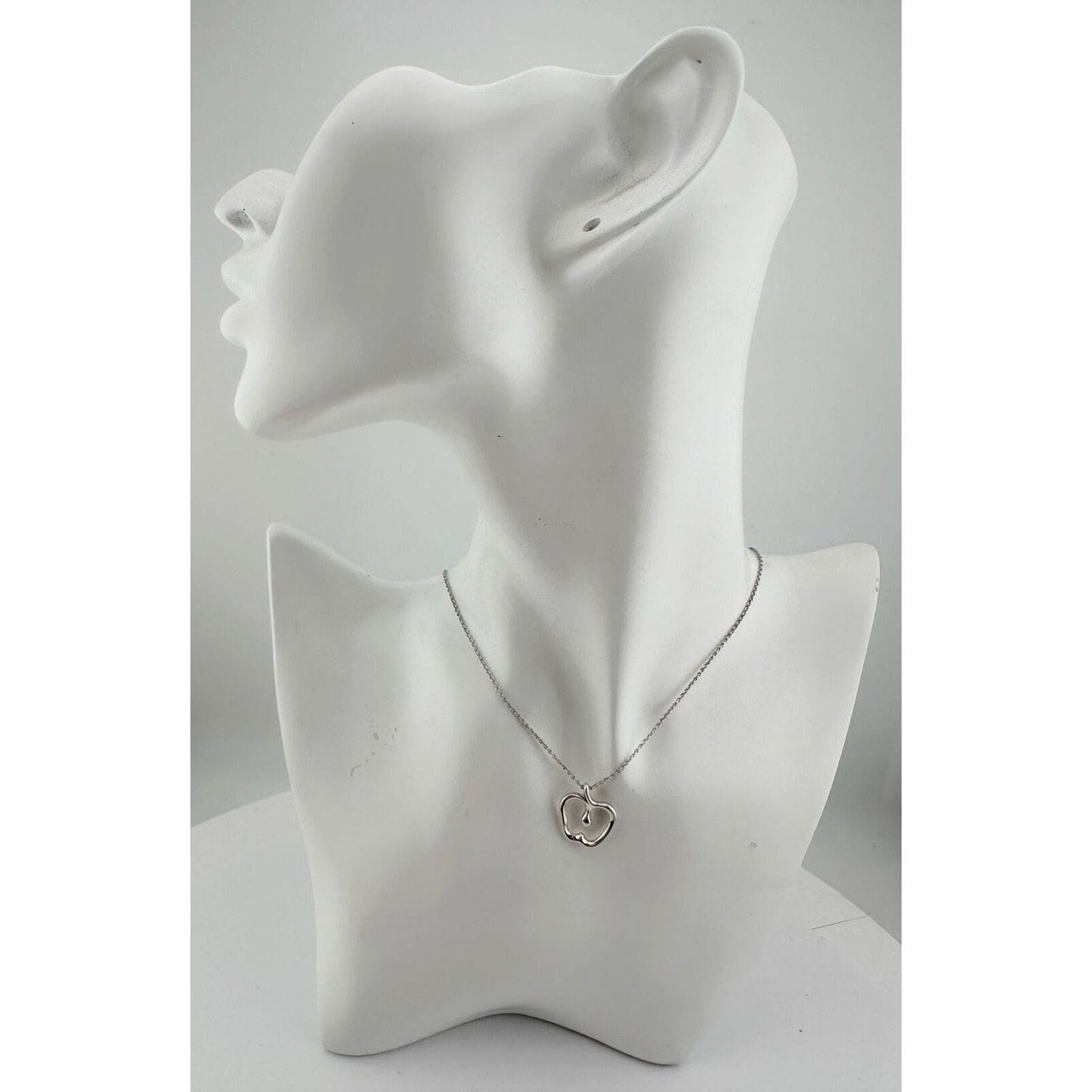 Tiffany & Co Apple Necklace in Sterling Silver - 15" Chain Tiffany & Co  A+ Stuff Necklace with Pendant