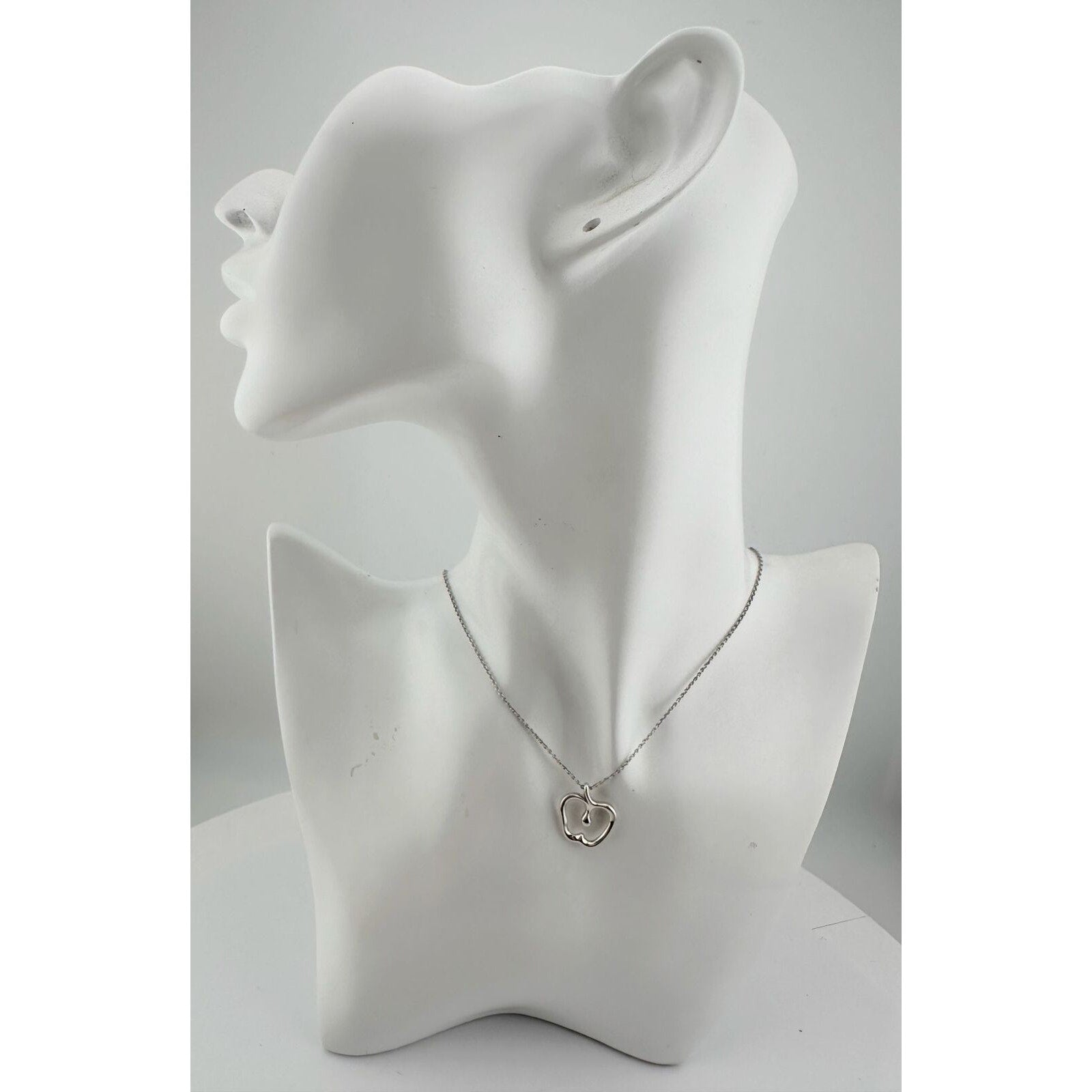 Tiffany & Co Apple Necklace in Sterling Silver - 15" Chain Tiffany & Co  A+ Stuff Necklace with Pendant