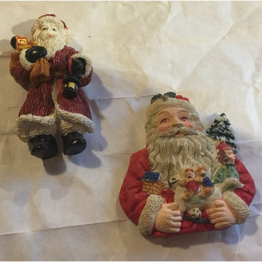 Vintage Collectible Christmas Santa Claus Magnets