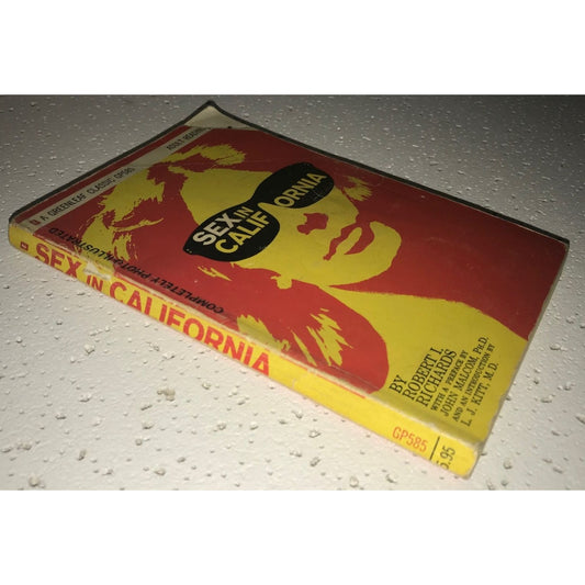 Vintage 1971 Sex in California by Robert I. Richards Adult Reading Paperback Book