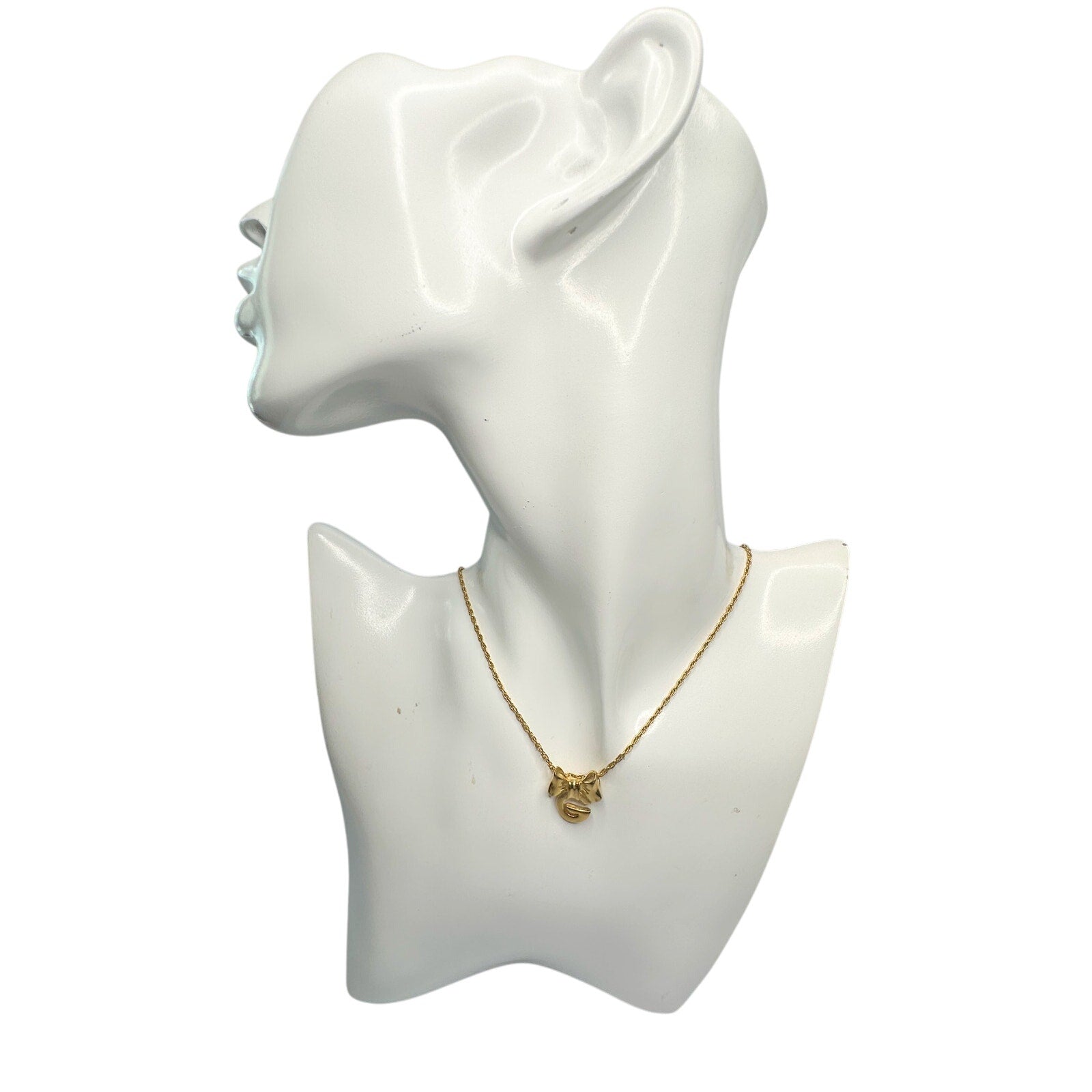 Givenchy G with Big Bow Gold Plated Necklace Givenchy  A+ Stuff Pendant with nicklace