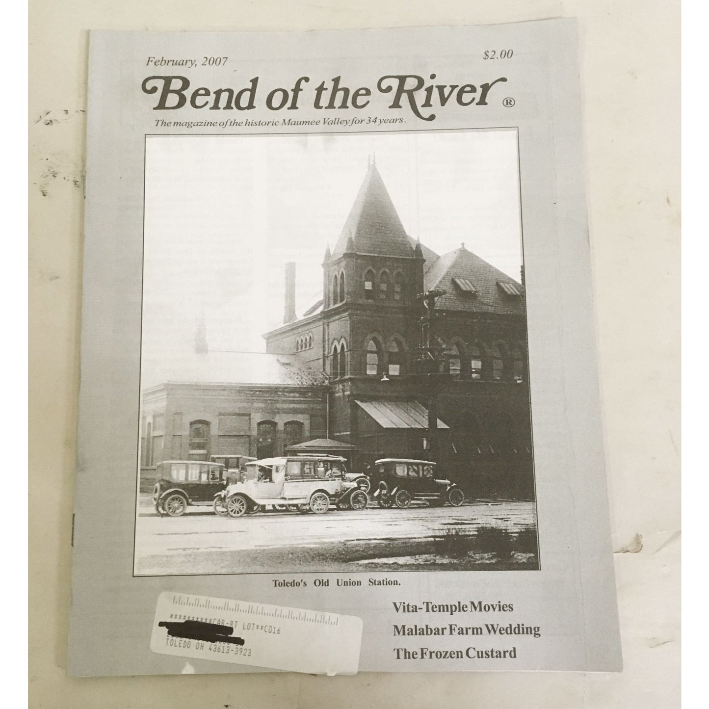 BEND OF THE RIVER Magazine Historic Maumee Valley  February 2007 Issue