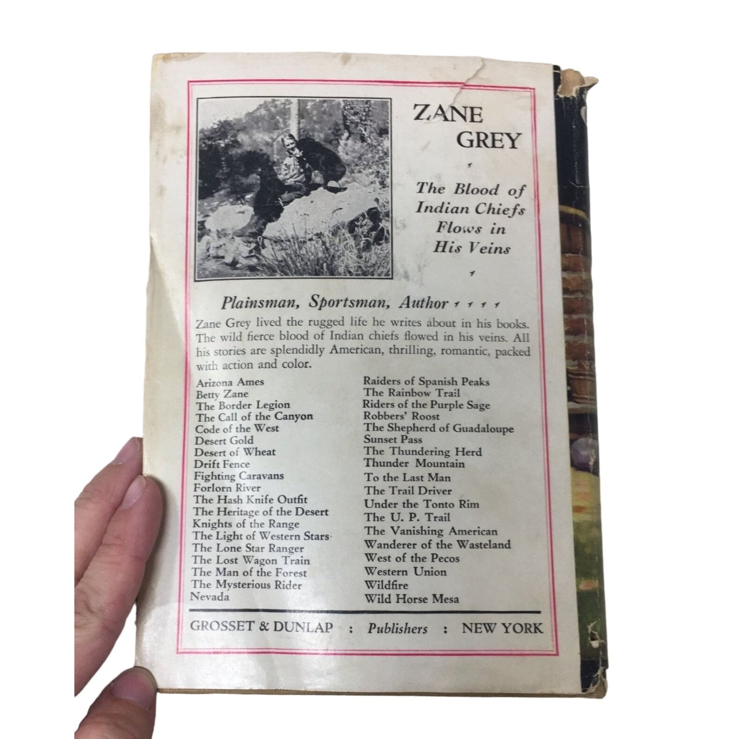 30,000 on the Hoof Hardcover Book by Zane Grey