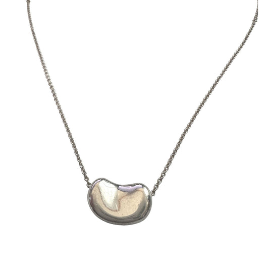 Tiffany & Co Elsa Peretti Small Bean Necklace - 16" Chain Tiffany & Co  A+ Stuff Pendant with Necklace
