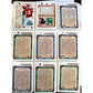 NFL Footbal Trading Cards - Various Years & Brands - 4 Binder Pages (front & back)