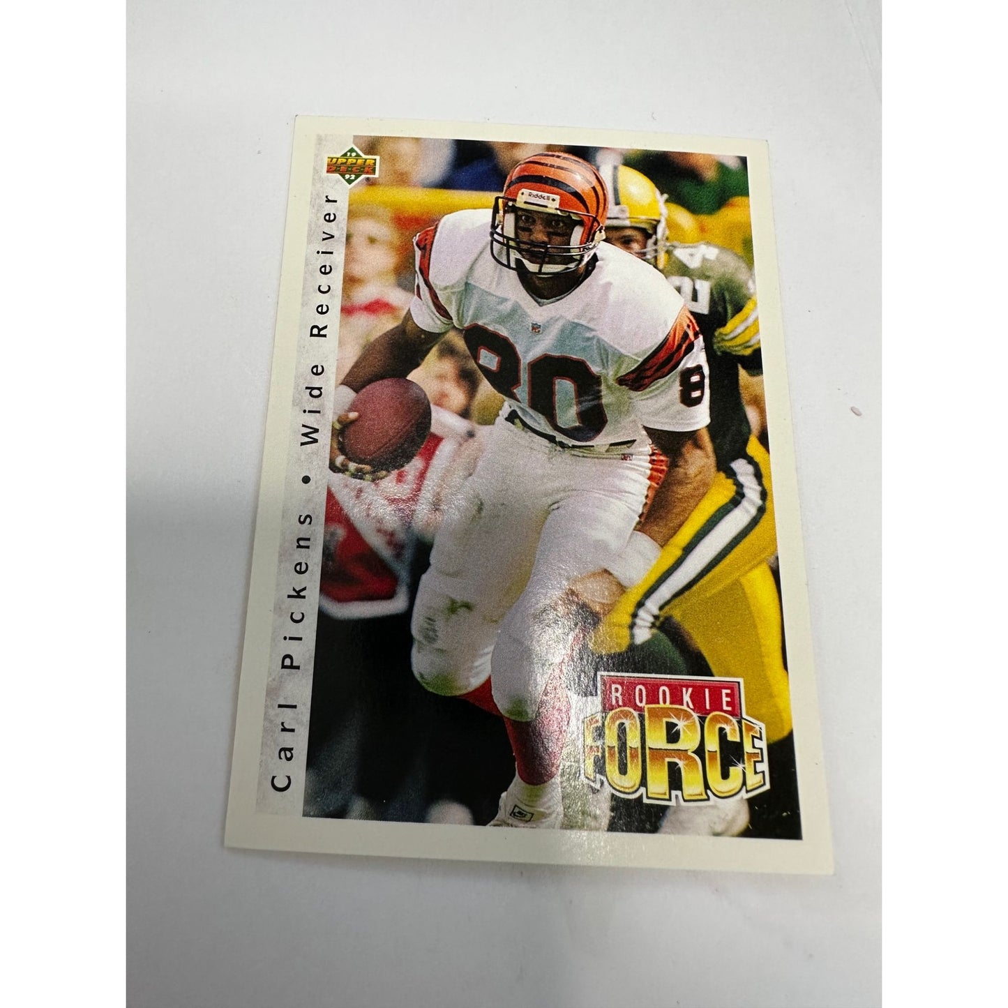 NFL Footbal Trading Cards - Various Years & Brands - 4 Binder Pages (front & back)