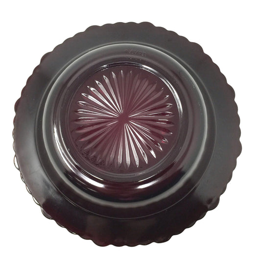 Vintage Avon 1876 Cape Cod Ruby Red Glass Rim Soup Bowl (7 3/8") Avon  A+ Stuff Drinking, Dining & More