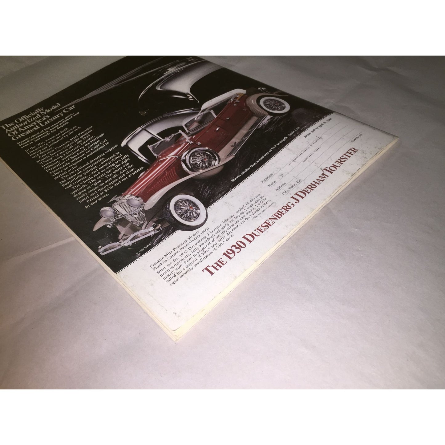 Vintage April 1988 AUTOS Special Interest 1920-1970 Collector Cars Magazine