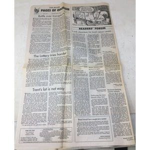 Vintage Collectible Newspaper The Blade Toledo OH April 18, 2000