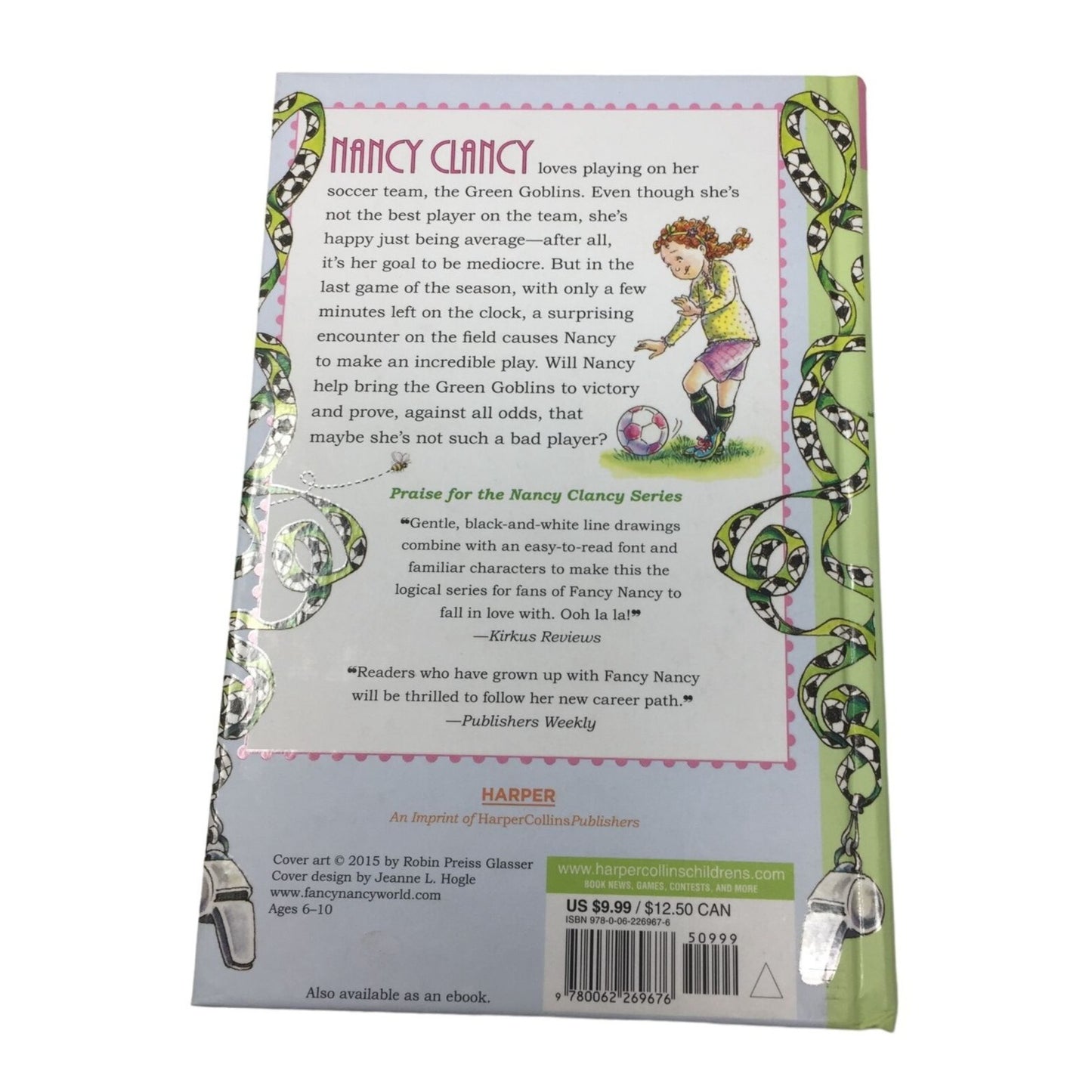 Nancy Clancy Soccer Mania by Jane O'Connor/Robin Glasser