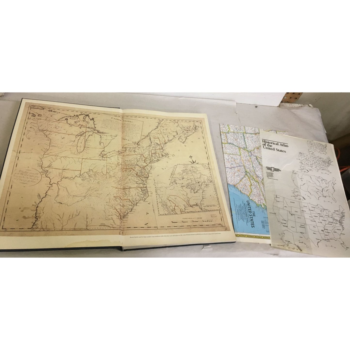 Historical Atlas of the United States Centennial Edition National Geographic Book