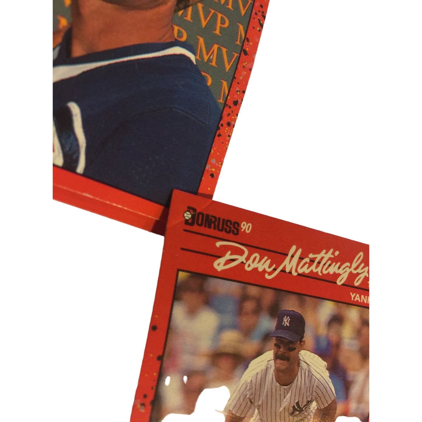 Don Mattingly and Ryne Sandberg Vintage Baseball Trading Cards (3)