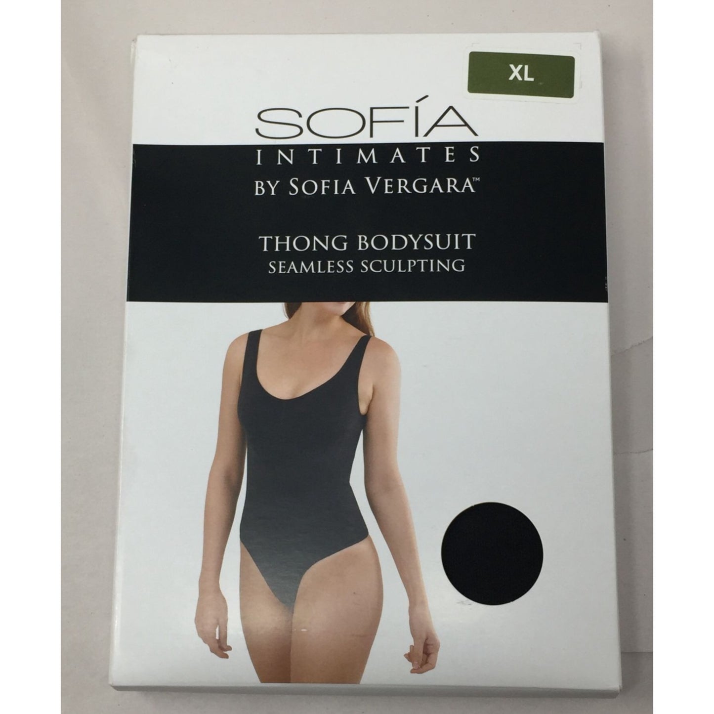 Sofia Intimates Thong Bodysuit Seamless Sculpting Size XL New in Box