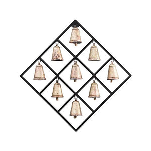 Simply Resonating - Light Bronze Large Bell Wall Decor (32"x32"x5")