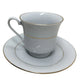 Sakura Classic Gold  Pattern China Cup and Saucer Set - A+ Stuff
