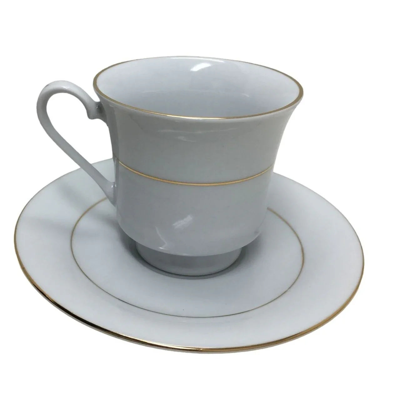 Sakura Classic Gold  Pattern China Cup and Saucer Set - A+ Stuff
