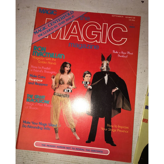 THE MAGIC MAGAZINE VINTAGE SEPTEMBER 1976