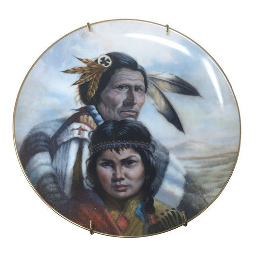 The Blackfoot Nation by Perillo Vintage Collectible Plate- 8th issue- Plate 4345R