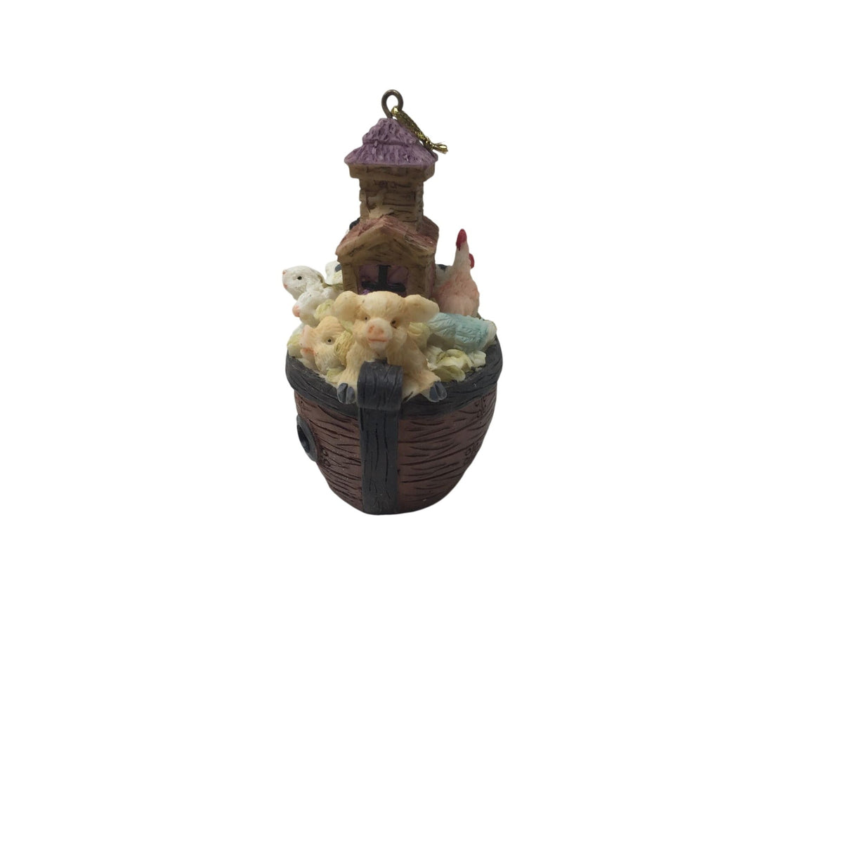 Noah's Ark Figurine Ornament unbranded  A+ Stuff Holiday Ornaments