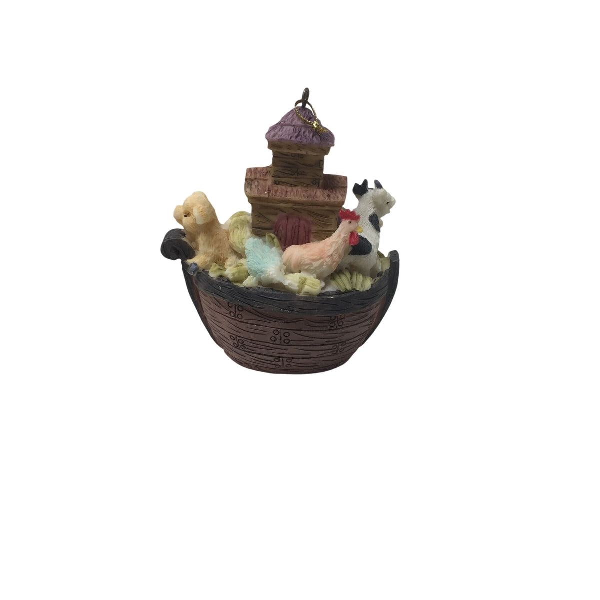 Noah's Ark Figurine Ornament unbranded  A+ Stuff Holiday Ornaments