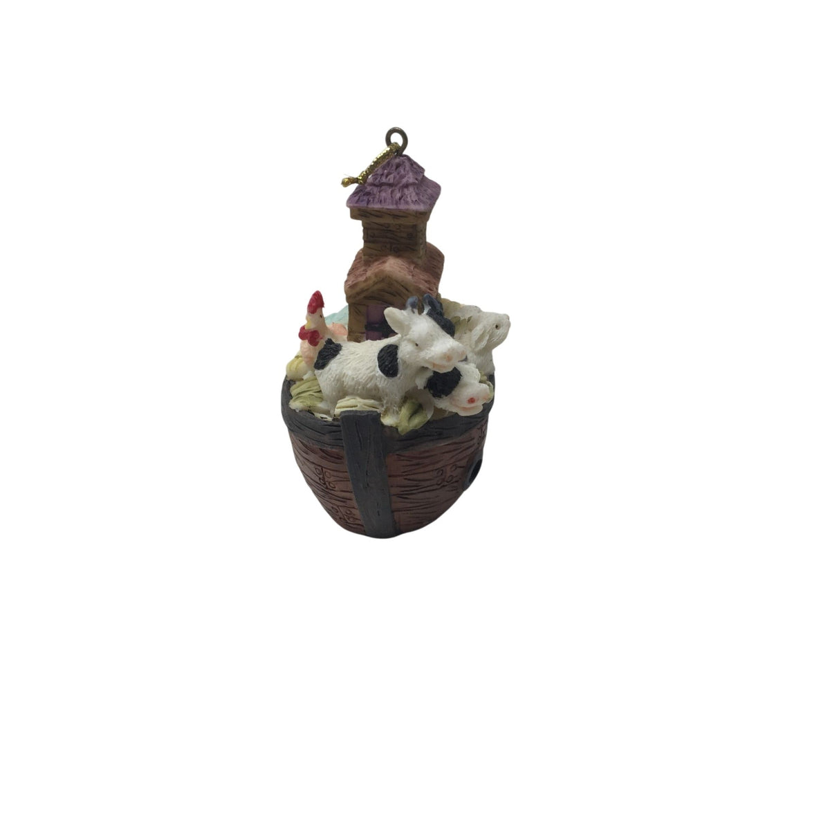 Noah's Ark Figurine Ornament unbranded  A+ Stuff Holiday Ornaments