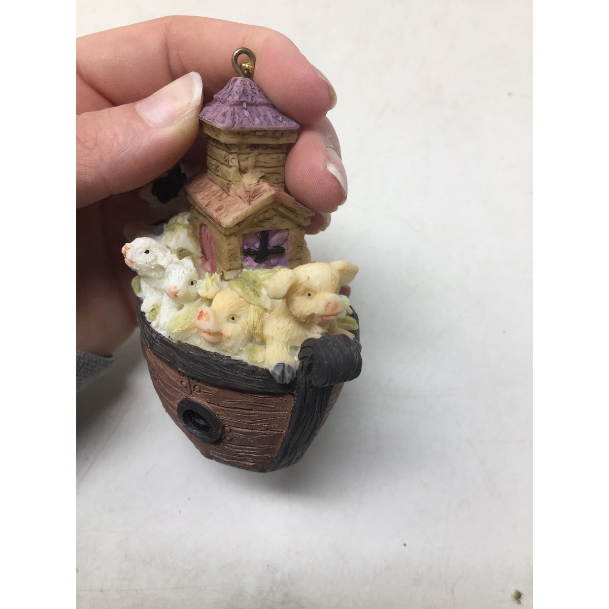 Noah's Ark Figurine Ornament unbranded  A+ Stuff Holiday Ornaments