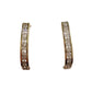 1.00 Carat Natural Diamond Hoop Earrings Gold Plate over Sterling Silver - Unbranded - Earrings - A+ Stuff
