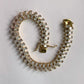 10.00 Carat Lab Created White Topaz Baguette Bracelet in Sterling w 14kt Gold Overlay - Bracelet - A+ Stuff