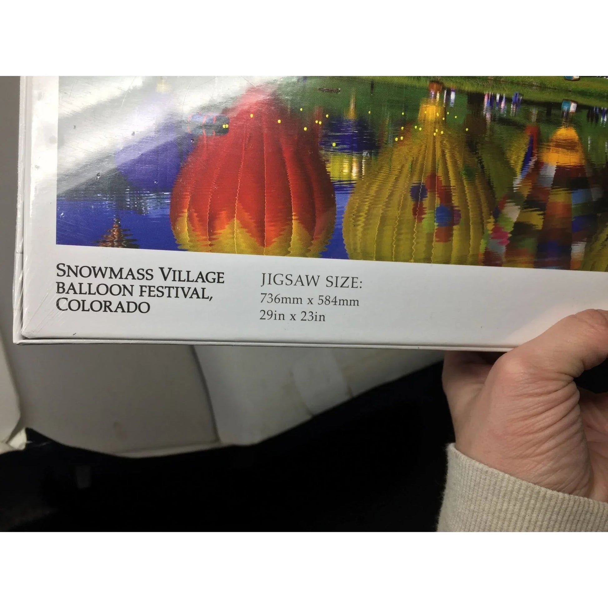 1000 Piece Jigsaw Puzzle ''Snowmass Village Balloon Festival Colorado'' (New) - A+ Stuff - Games - A+ Stuff