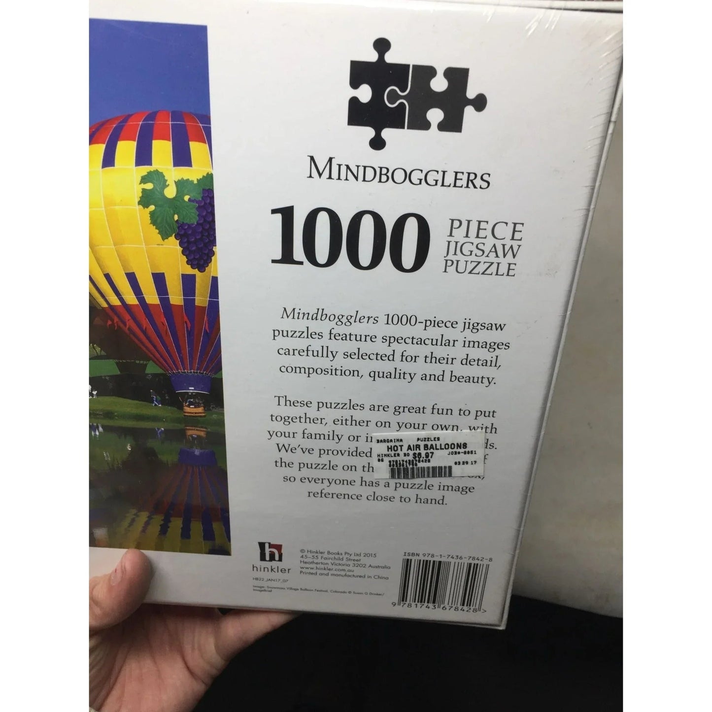 1000 Piece Jigsaw Puzzle ''Snowmass Village Balloon Festival Colorado'' (New) - A+ Stuff - Games - A+ Stuff