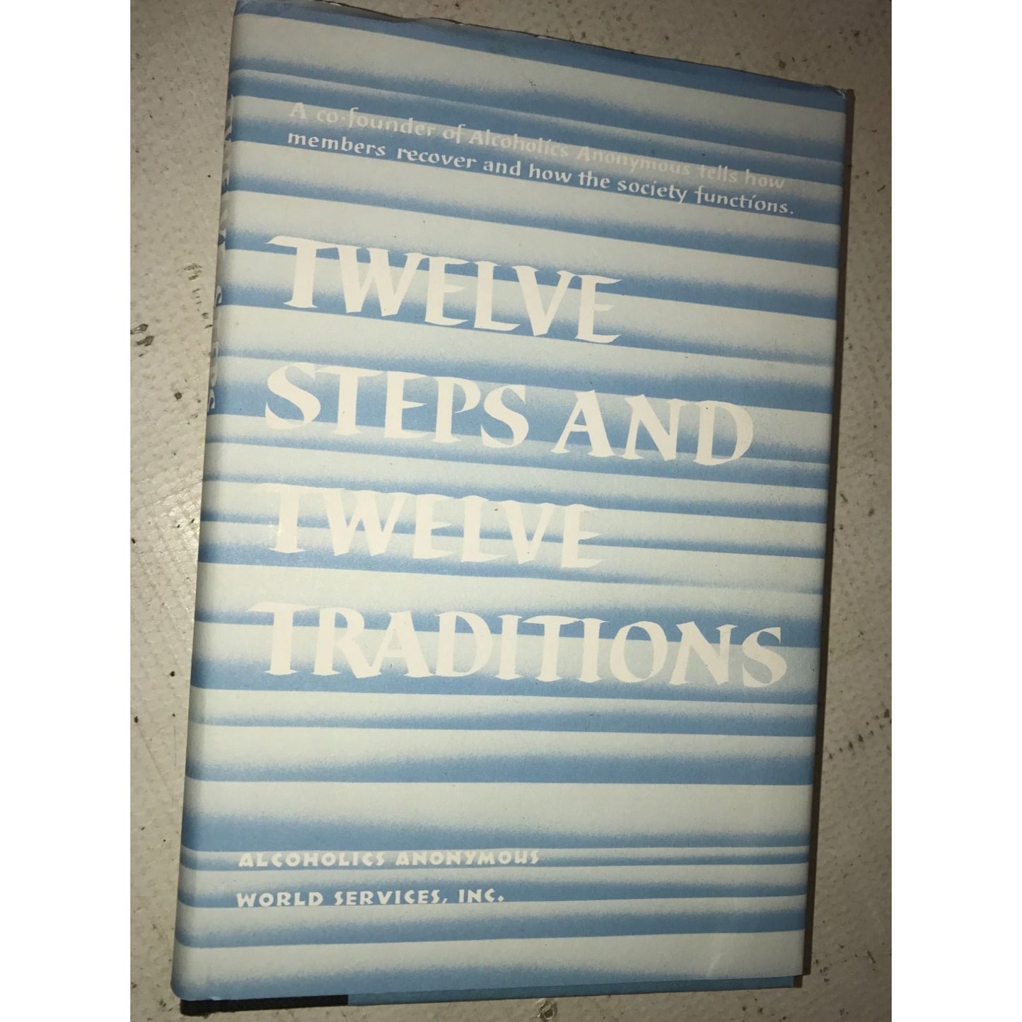 Twelve Steps & Twelve Traditions Vintage Hardcover Book