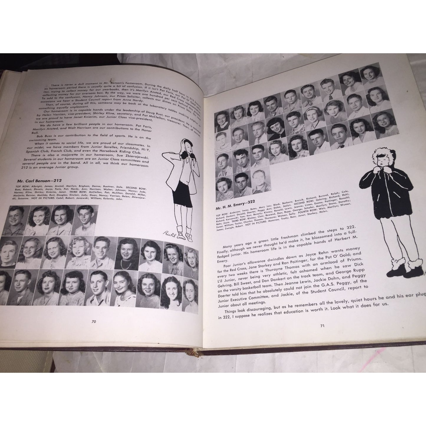 Vintage 1947 Toledo Ohio Devilbis High School Year Book