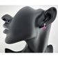 10kt White Gold Pink Sapphire Heart Dangle Earrings - Unbranded - Earrings - A+ Stuff