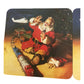 Vintage 1999 Set of 4 Coca Cola Santa Holiday Christmas Coasters