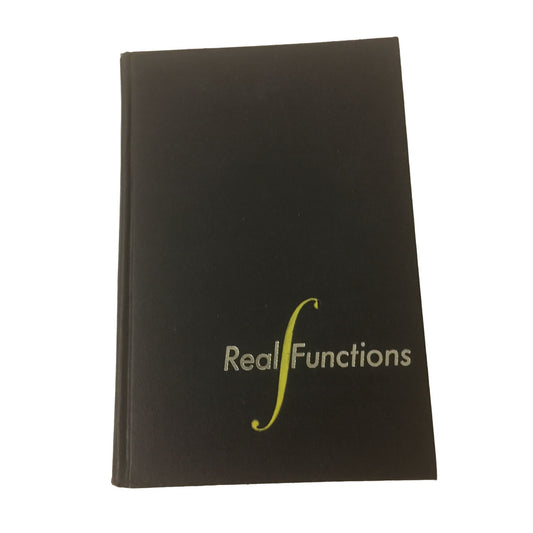 Real Functions book by Casper Goffman - Holt-Rinehart-Winston