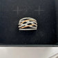 1/2 Carat Natural Diamond Braided Woven Paths Ring Size 7 - Unbranded - Diamond Ring - A+ Stuff