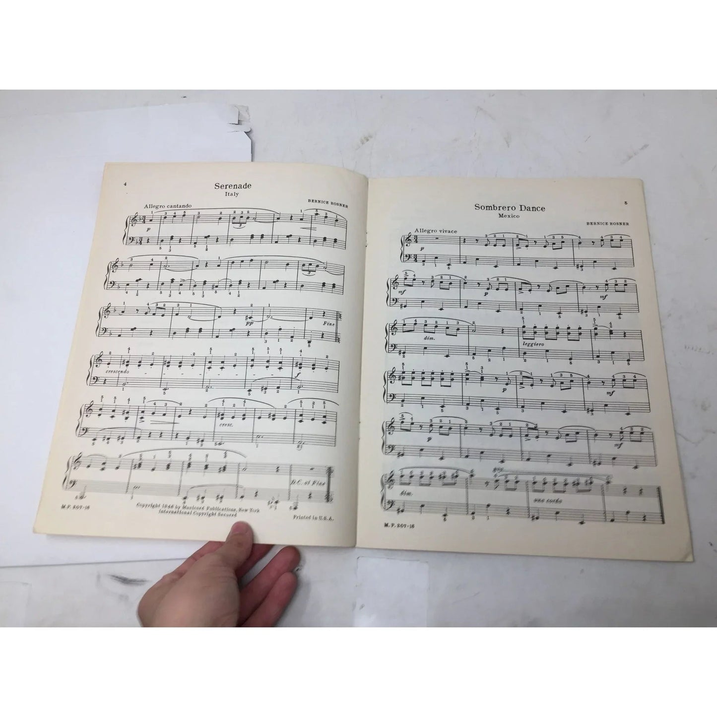 12 Travel Tunes by Bernice Rosner - A+ Stuff - SHEET MUSIC - A+ Stuff