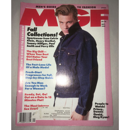 MGF MEN’S GUIDE TO FASHION MAGAZINE September 1989