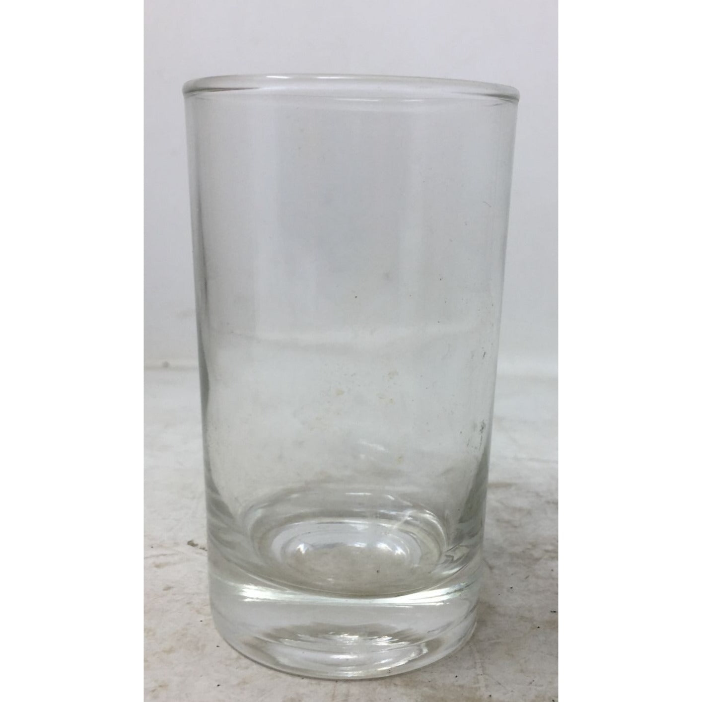 Set of 3 Clear Glass 4" Tall Drinking Glasses