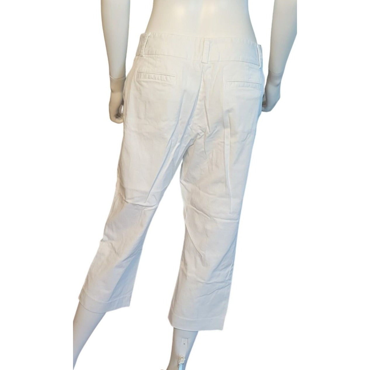 Women s Charter Club White Dress Pants with Pockets Size Small