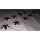 Gold Tone 5 Pointed Stars for Military Uniform (9)