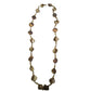 Womens Beaded Brown Shell Necklace- Missing Clasp