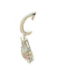 1/4 Carat Diamond Cushion Cut Dangle Earrings - Rhodium Plated Brass - Unbranded - Earrings - A+ Stuff